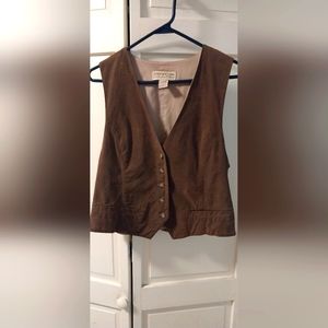 Vintage Microfiber Vest circa 1980